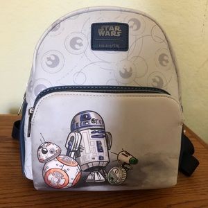 NWT Loungefly Star Wars Disney Droids Backpack
